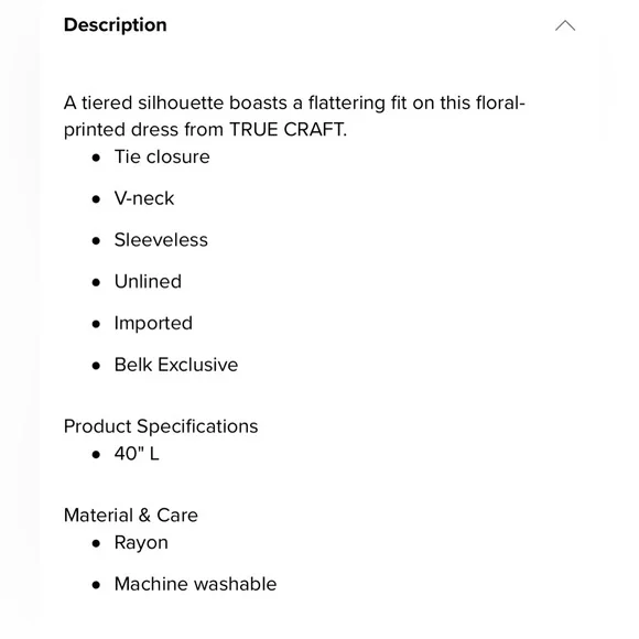 NWT Floral Red Sleeveless Dress with Tie Back -3X - Picture 9 of 10